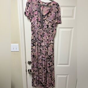 Natural Life - Bella maxi dress - light pink floral size L
